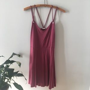Very Flattering Burgundy Dress